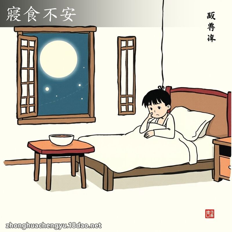 寢食不安 配图