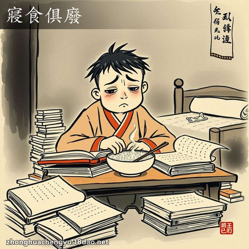 寢食俱廢 配图