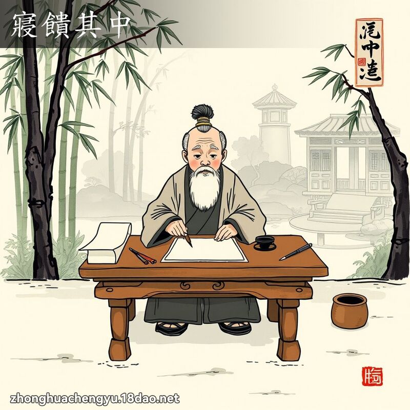 寢饋其中 配图