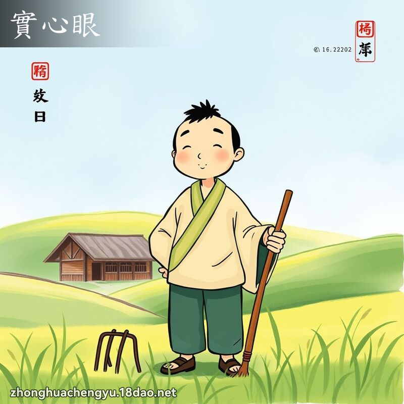 實心眼 配图