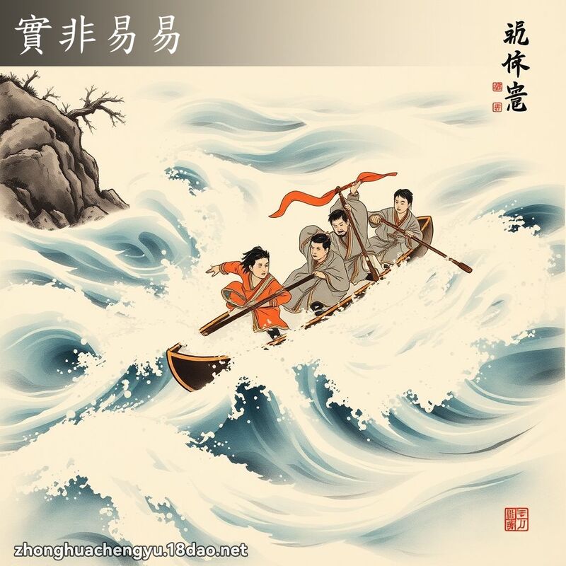 實非易易 配图