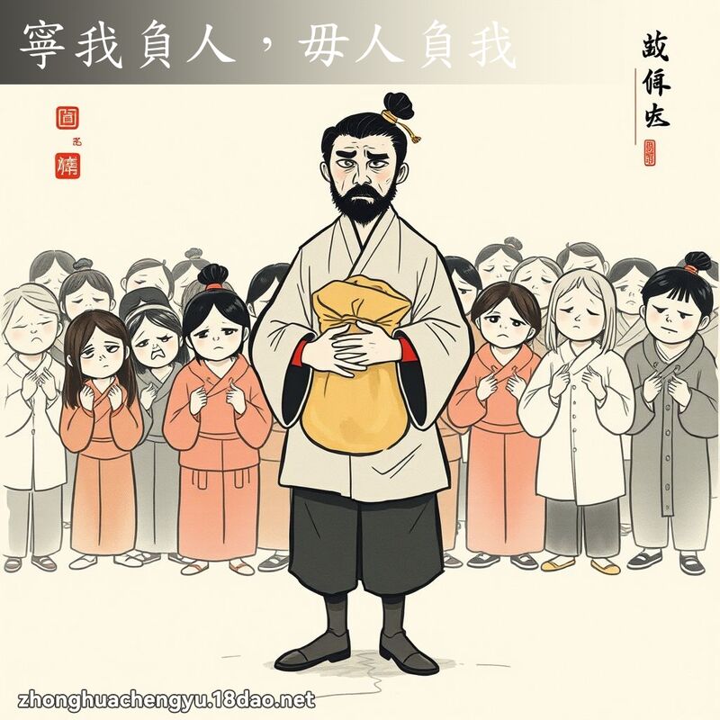 寧我負人,毋人負我 配图