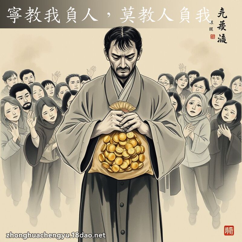 寧教我負人,莫教人負我 配图
