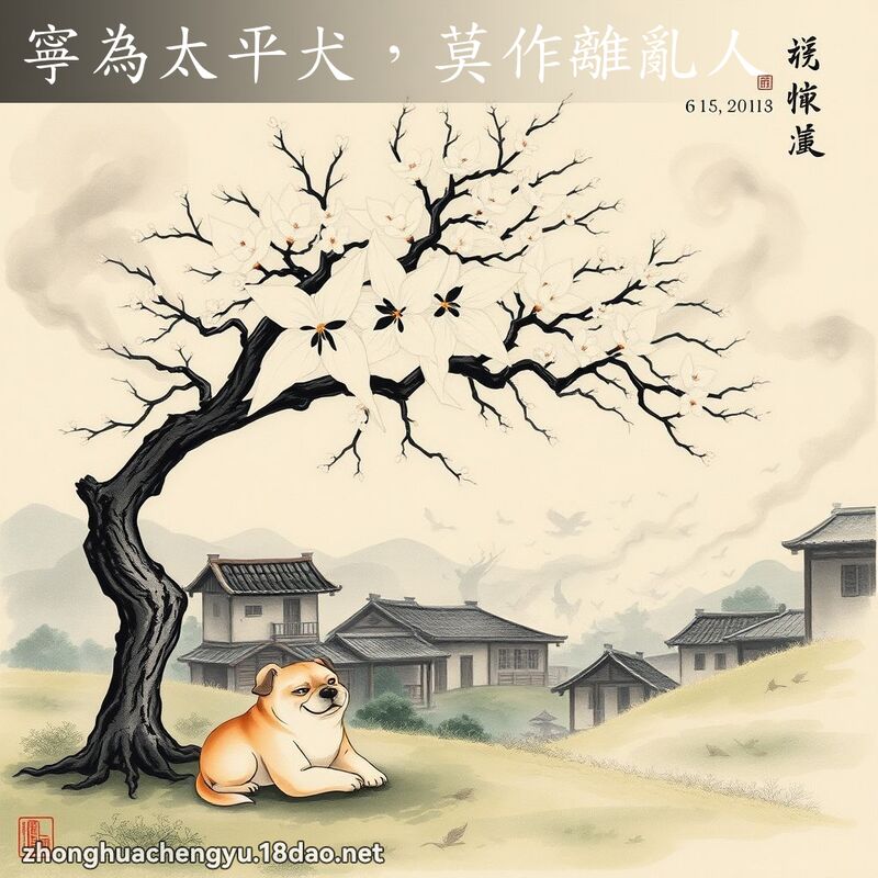 寧為太平犬,莫作離亂人 配图