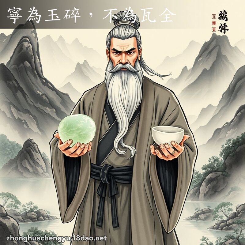 寧為玉碎,不為瓦全 配图
