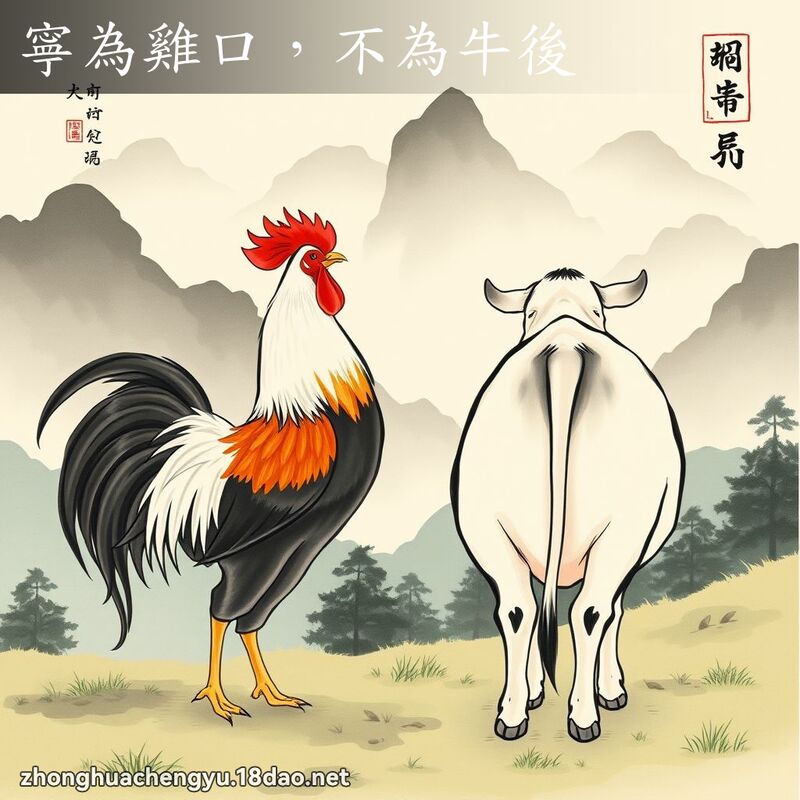 寧為雞口,不為牛後 配图