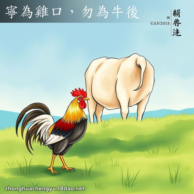 寧為雞口,勿為牛後 配图