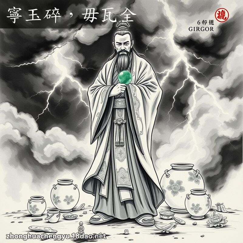 寧玉碎,毋瓦全 配图
