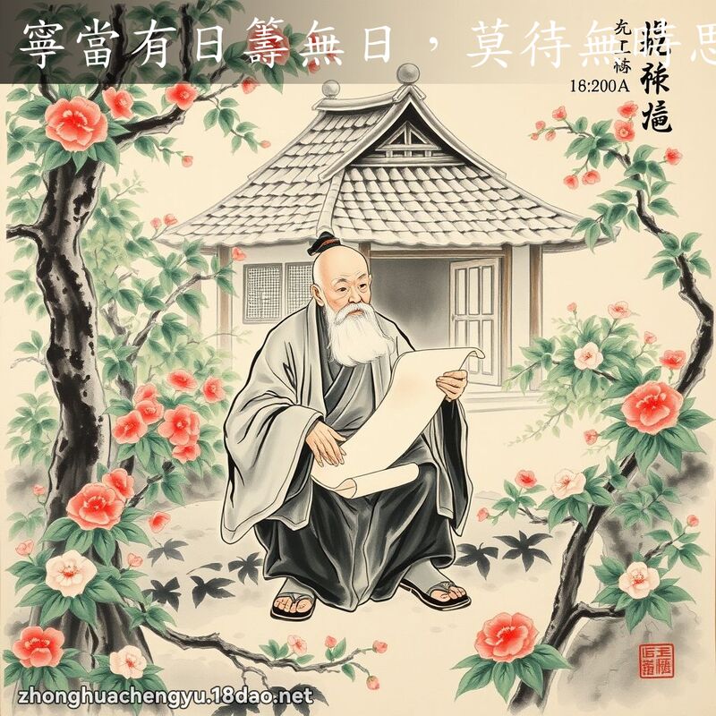 寧當有日籌無日,莫待無時思有時 配图