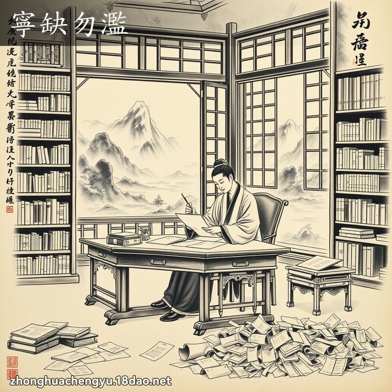 寧缺勿濫 配图