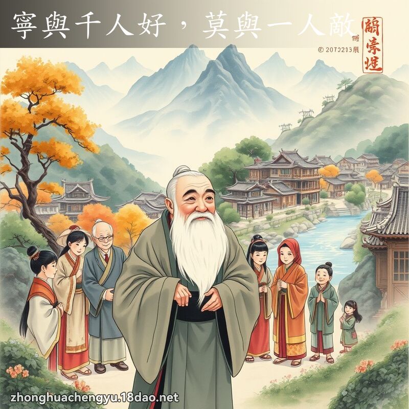 寧與千人好,莫與一人敵 配图
