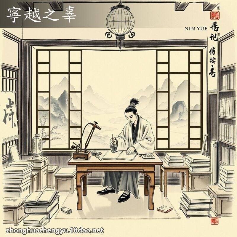 寧越之辜 配图