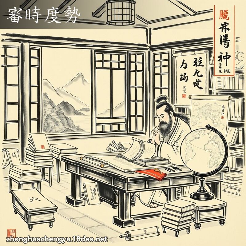 審時度勢 配图