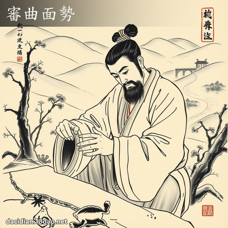 审曲面势 - 中华成语配图