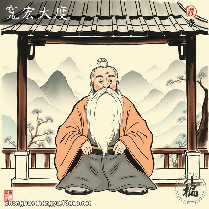 寬宏大度 配图