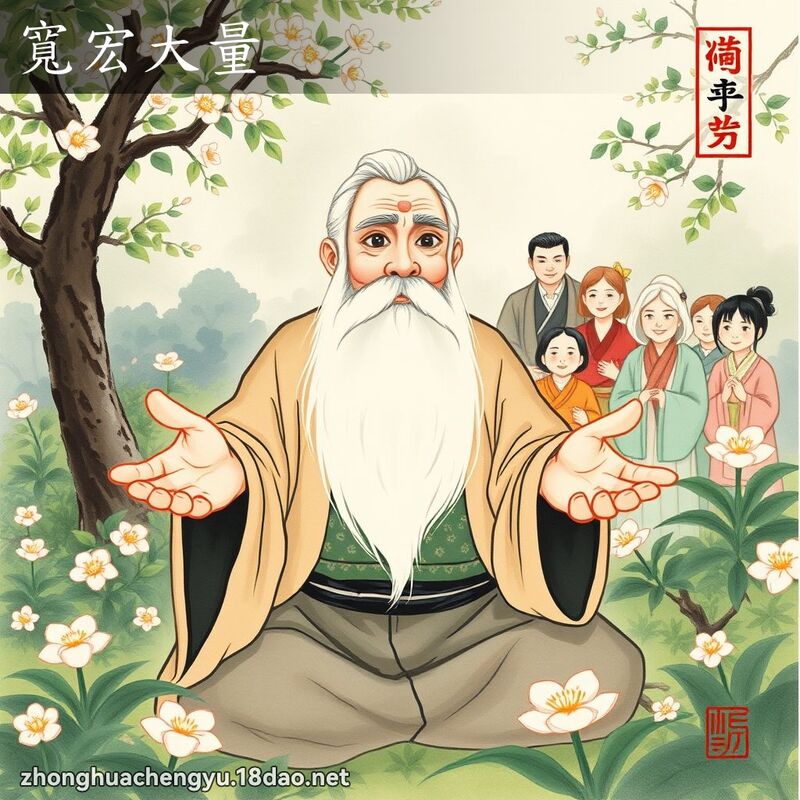寬宏大量 配图