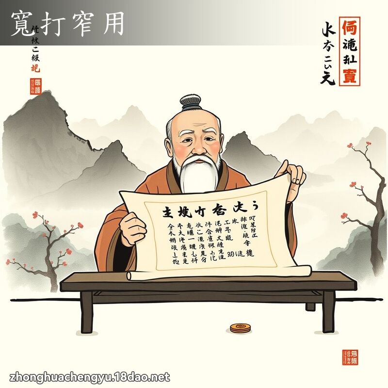 寬打窄用 配图