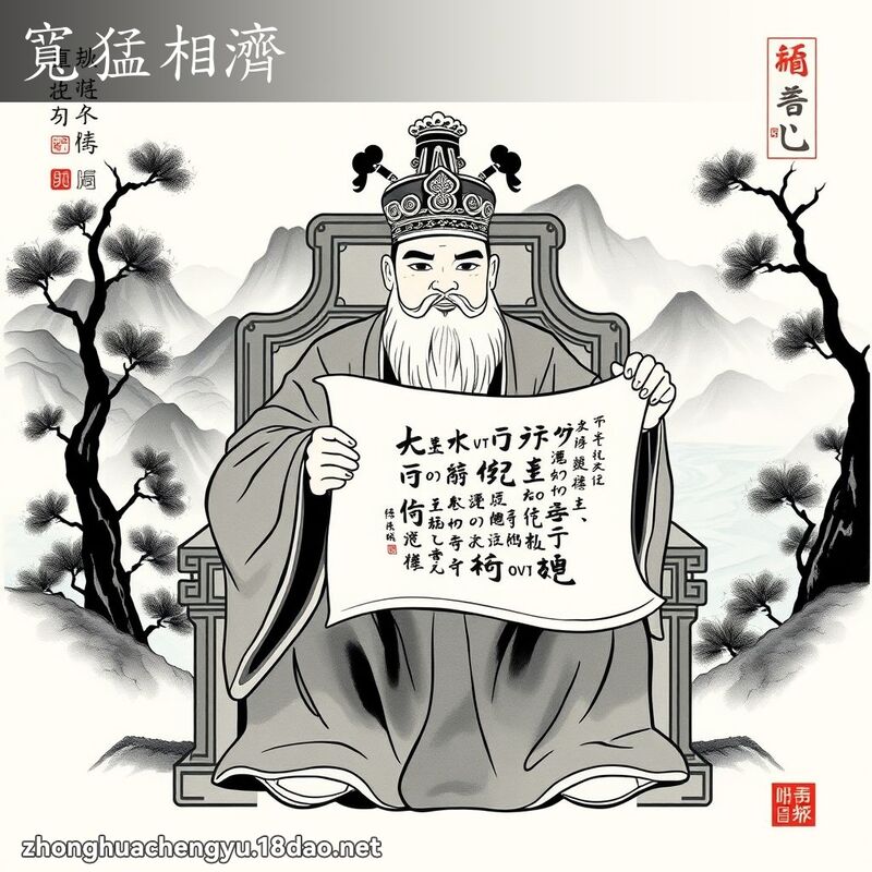 寬猛相濟 配图