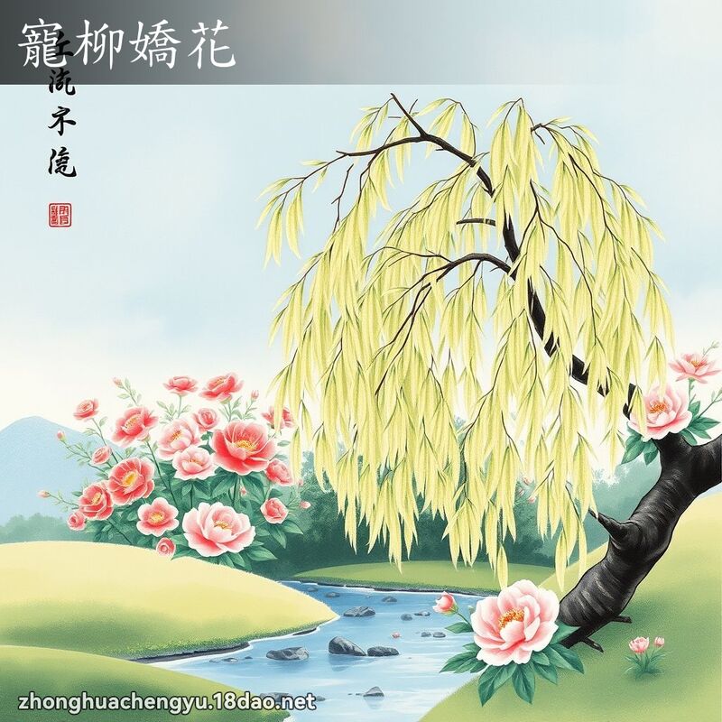 寵柳嬌花 配图