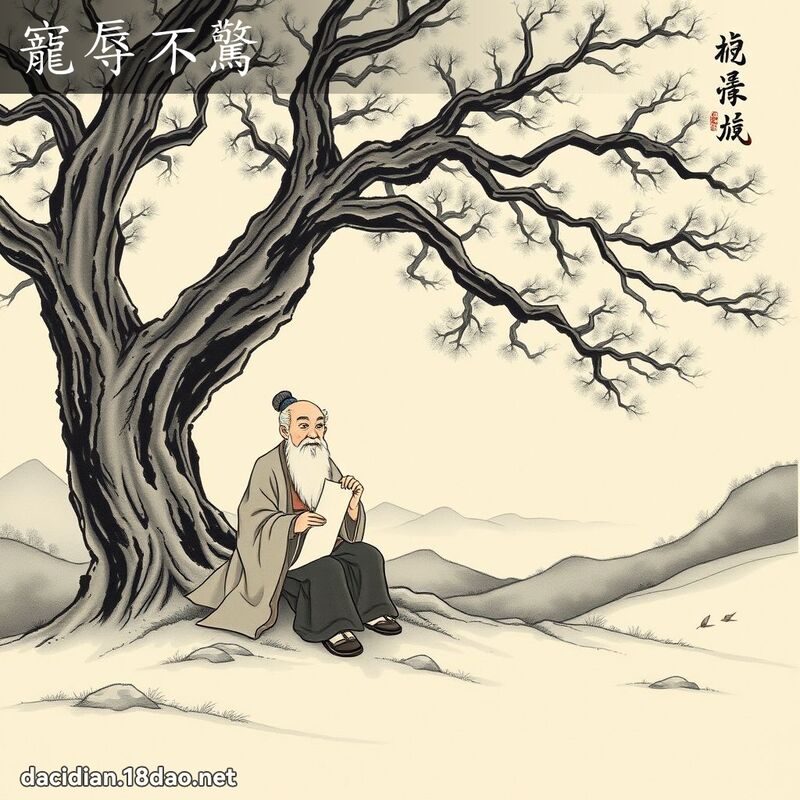 寵辱不驚 - 中華成語配圖