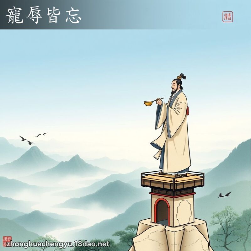 寵辱皆忘 - 中華成語配圖