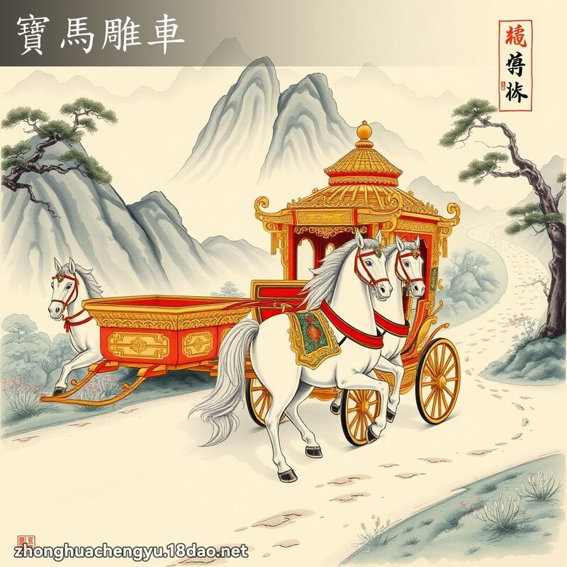寶馬雕車 配图
