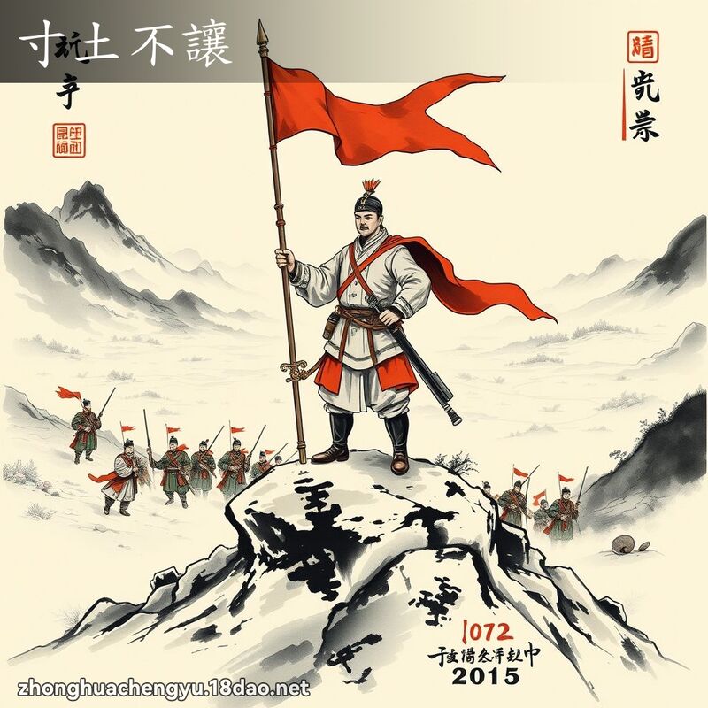 寸土不讓 配图