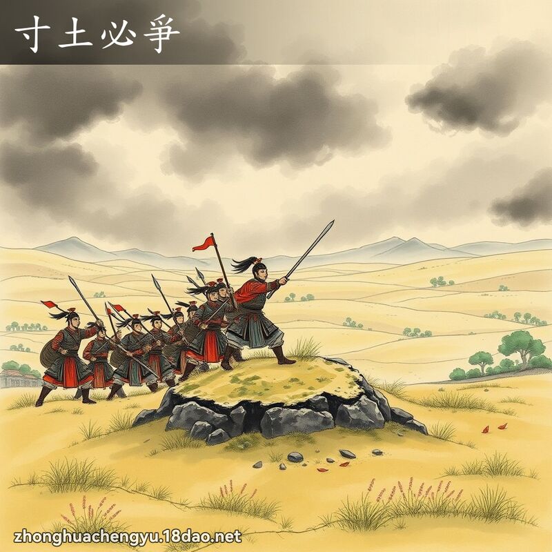 寸土必爭 配图