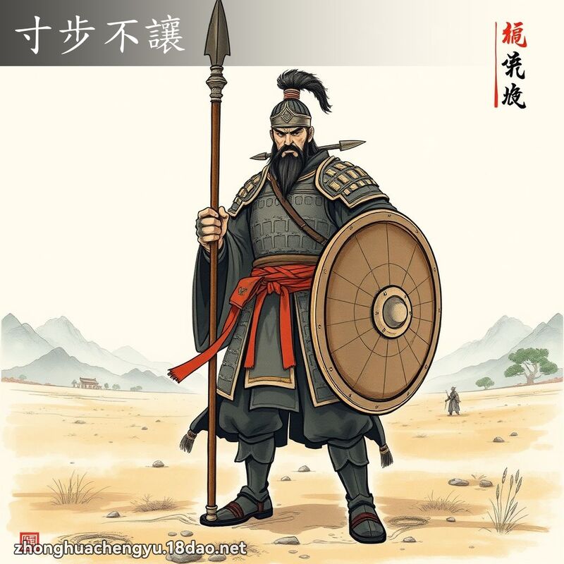 寸步不讓 配图