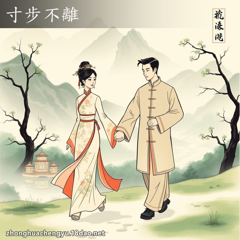寸步不離 配图