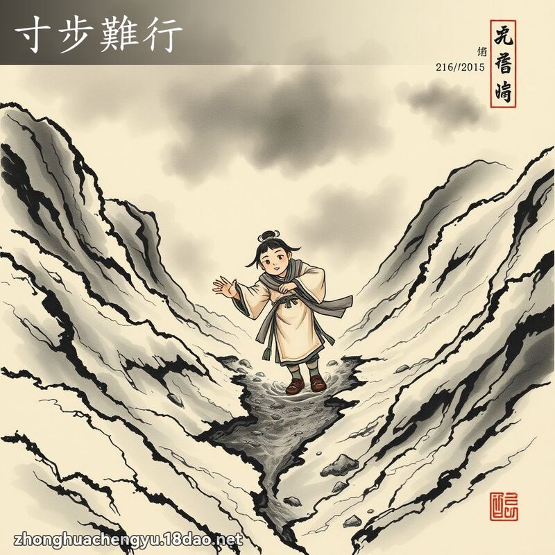 寸步難行 配图