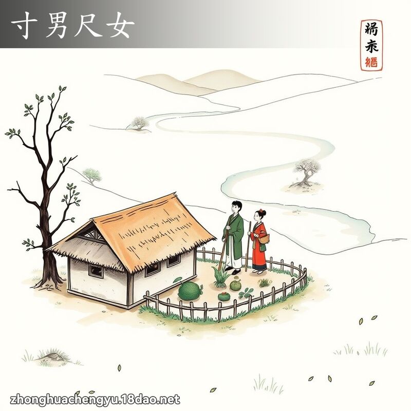 寸男尺女 配图