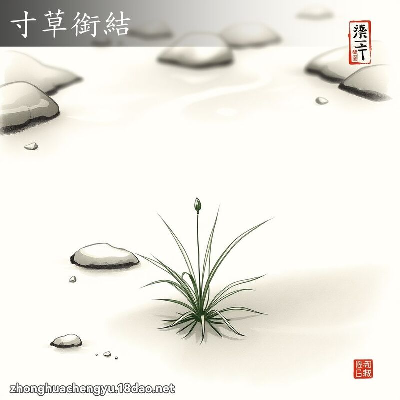 寸草銜結 配图