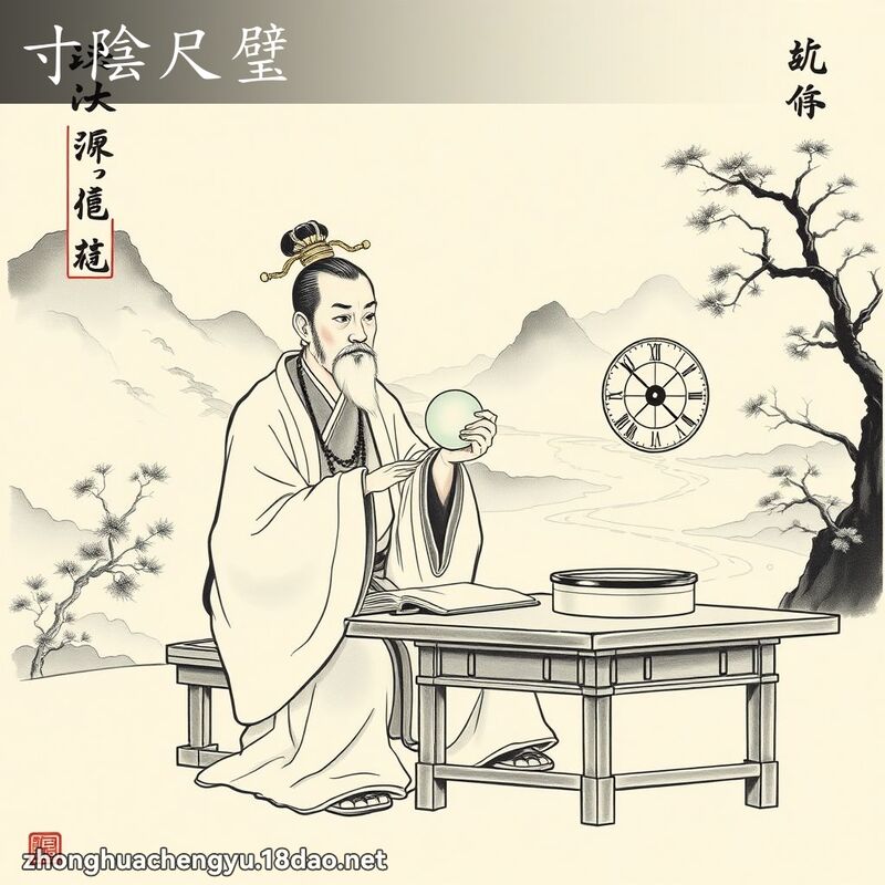 寸陰尺璧 配图