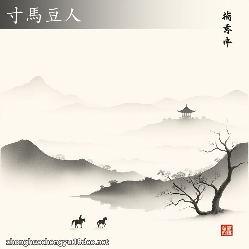 寸馬豆人 配图