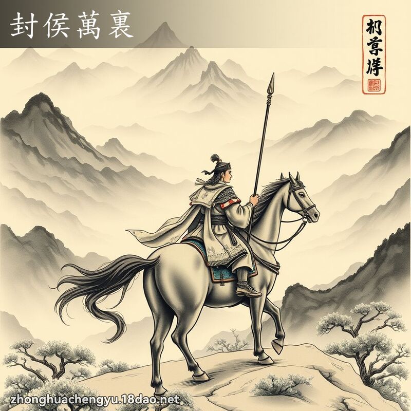 封侯萬裏 配图