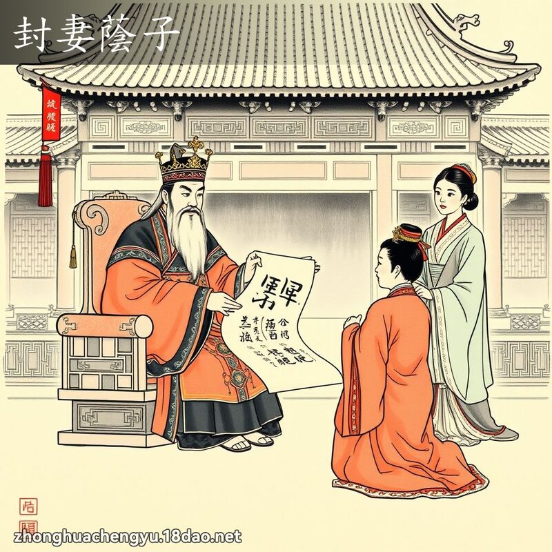 封妻蔭子 配图