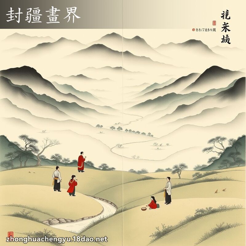 封疆画界 - 中华成语配图