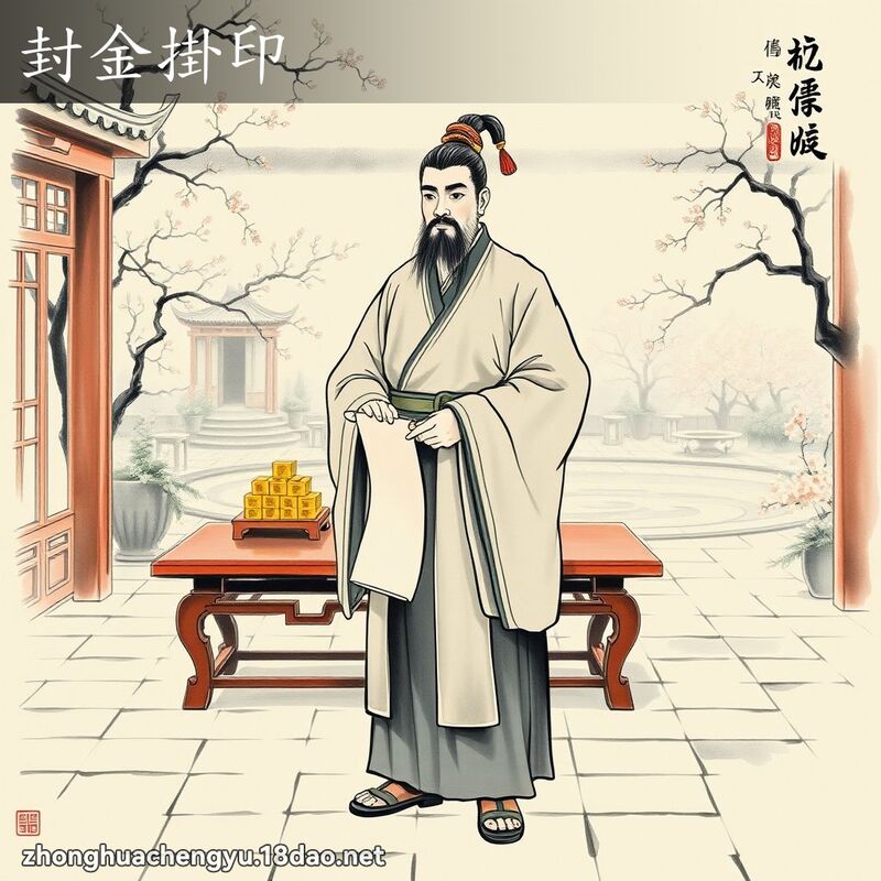 封金掛印 配图