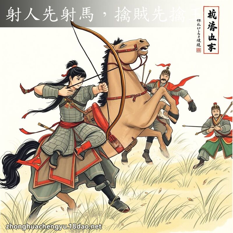 射人先射馬,擒賊先擒王 配图