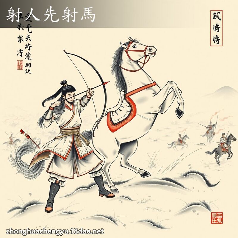 射人先射馬 配图