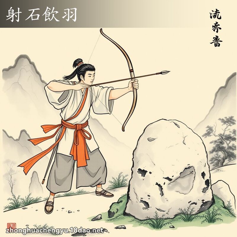 射石飲羽 配图