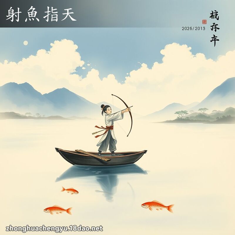 射魚指天 配图