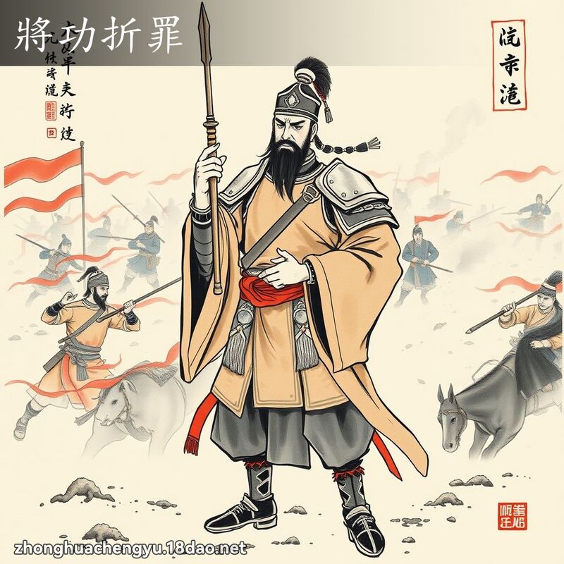 將功折罪 - 中華成語配圖