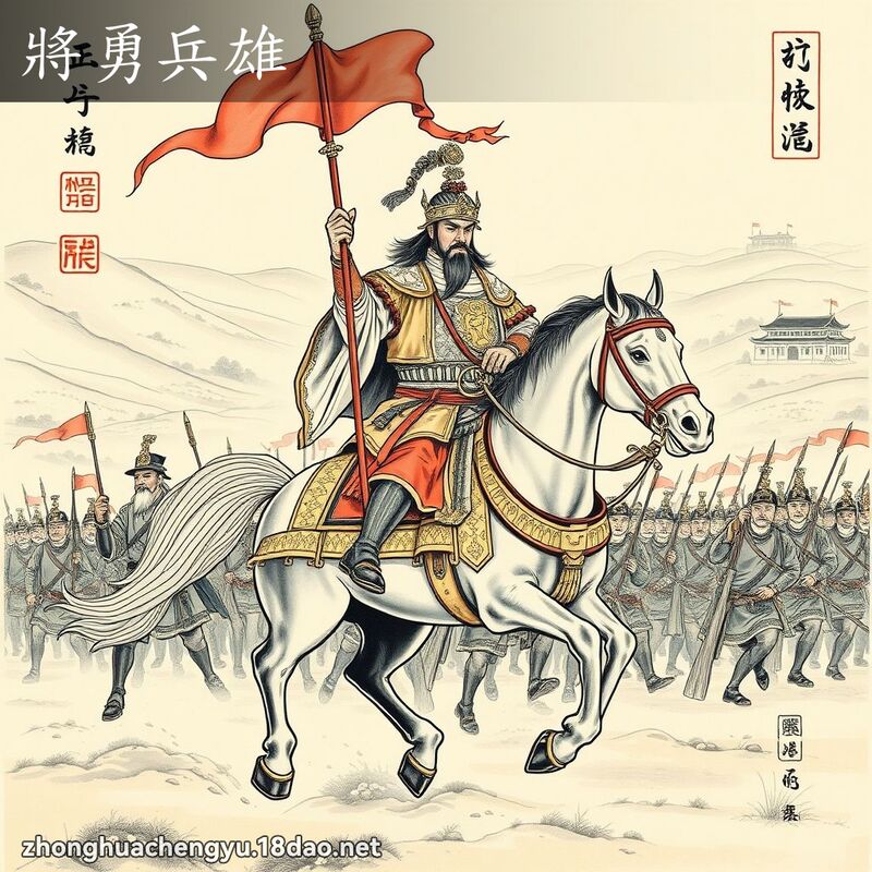 將勇兵雄 - 中华成语配图