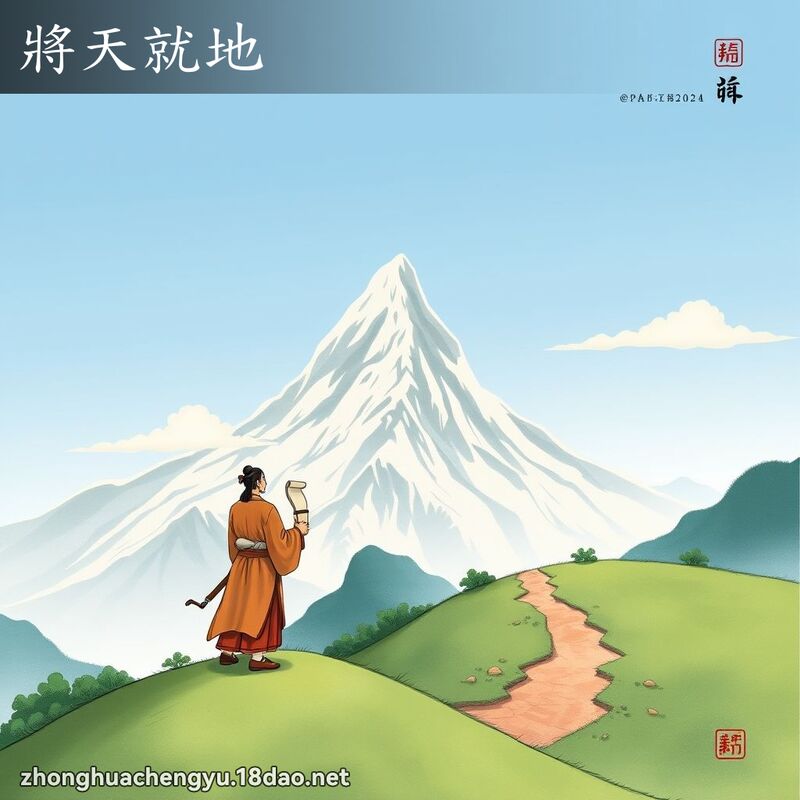 將天就地 - 中华成语配图