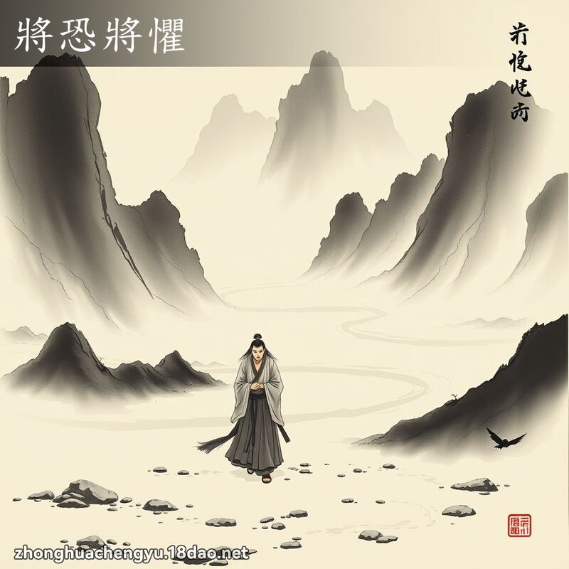 將恐將惧 - 中华成语配图