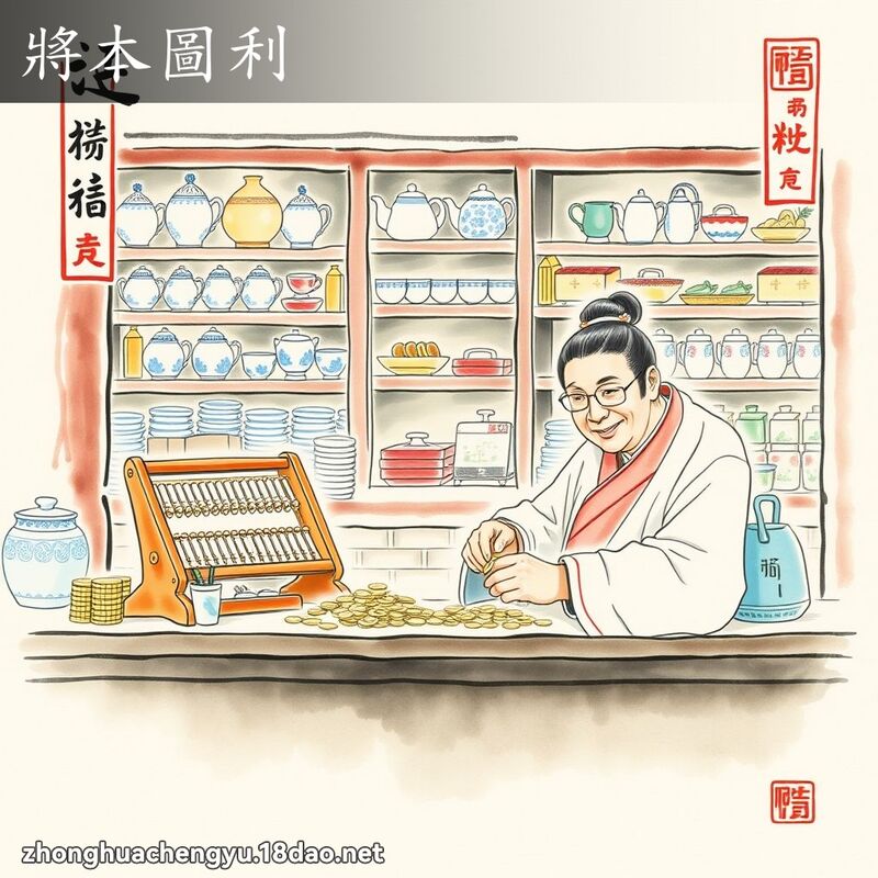 將本图利 - 中华成语配图