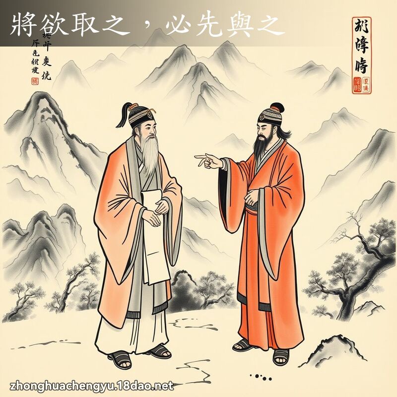 將欲取之,必先與之 配图