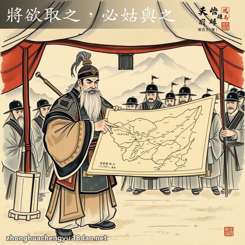 將欲取之,必姑與之 配图